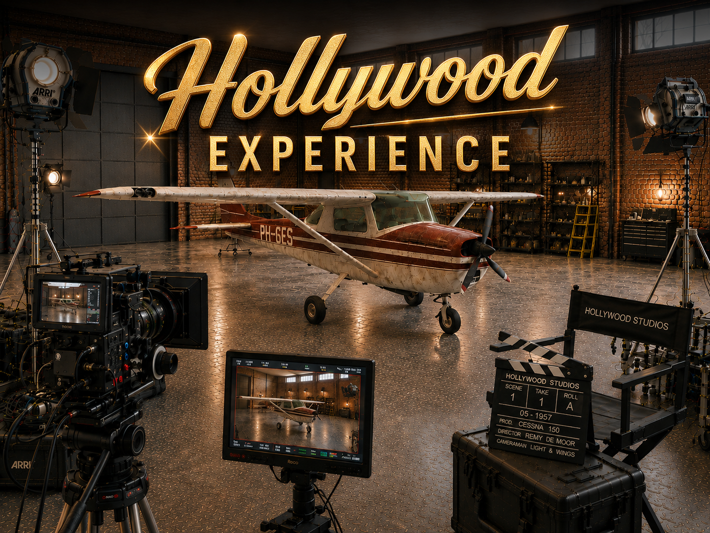 Filmopname tijdens de Hollywood Experience